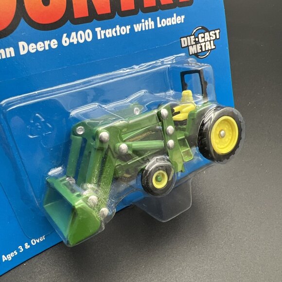 1996 Ertl  John Deere 6400 Tractor With Loader  #5929 1:64 - Picture 10 of 10
